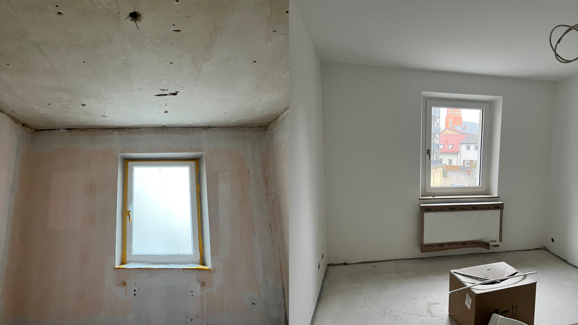 Wohnungssanierung im Innenbereich von Decken Wände und vom Bodenaufbau. - Projekt 7